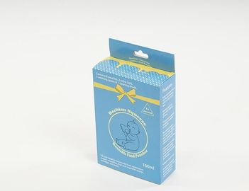 Голубые коробки дисплея небольшим дизайн и логотип счетчика картона подгонянные размером