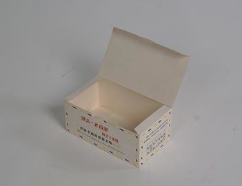 Biodegradable белая конфета кладет отделку в коробку CMYK штейновую