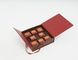 Тип упаковка красных роскошных трудных подарочных коробок картона складной шоколада