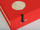 Классический красный складывая срок пригодности подарочных коробок картона высокопрочный длинный